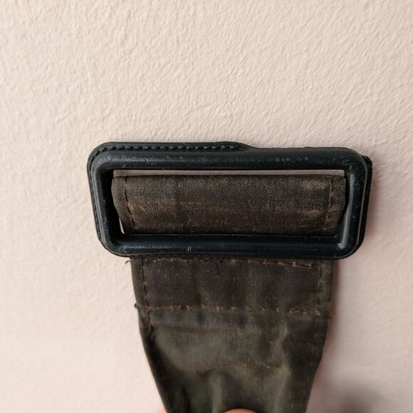 Vintage Barbour Green Waxed Cotton Double-Breasted Trench Coat - Picture 5 of 7